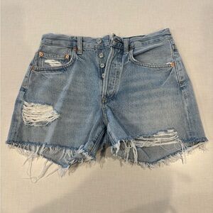 Citizens of Humanity High Rise Jean Shorts in Annabelle Long